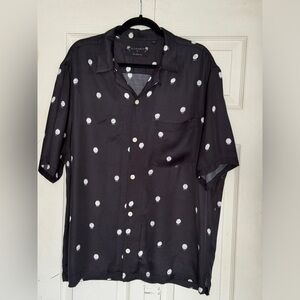 Allsaints Planet Dot SS shirt - Size XL